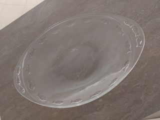 Vassoio in vetro con pesci