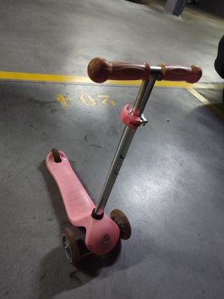 Patinete infantil 3 ruedas rosa