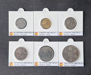 SERIE COMPLETA 1980 *80 MUNDIAL 82 SIN CIRCULAR 