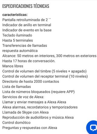 Teléfono Inalámbrico Motorola con Alexa