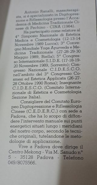 Libro "Digitopressione cinese"