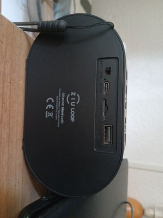 Altavoz Bluetooth Ziu Loop Negro/Multicolor