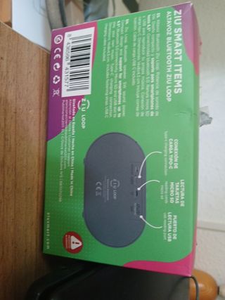 Altavoz Bluetooth Ziu Loop Negro/Multicolor