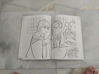 Cuaderno ilustrado de Harry Potter con 24 páginas.