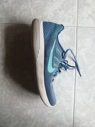 Deportivas Nike LunarGlide 8 Azul/Verde