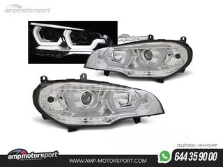 FAROS DELANTEROS OJOS DE ANGEL 3D U PARA BMW X5 E70 2007-2013