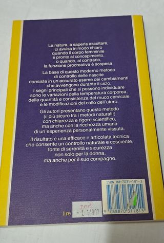 Libro "Controllo naturale delle nascite"