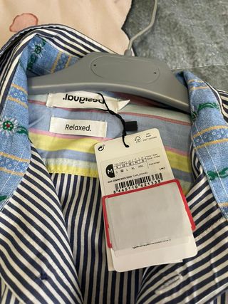 Camisa Desigual Mujer Rayas Multicolor