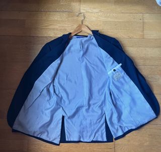 Chaqueta Americana Zara Azul Marino