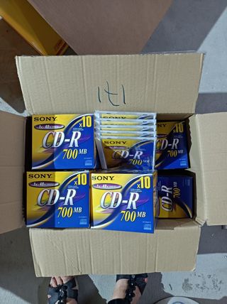Sony CD-R 700 MB 1x-48x (10 unidades)