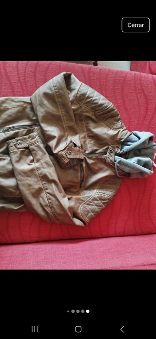 Cazadora Springfield efecto desgastado