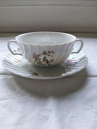 6 Tazas Bidasoa con platos
