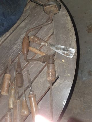 Attrezzi antichi da falegname