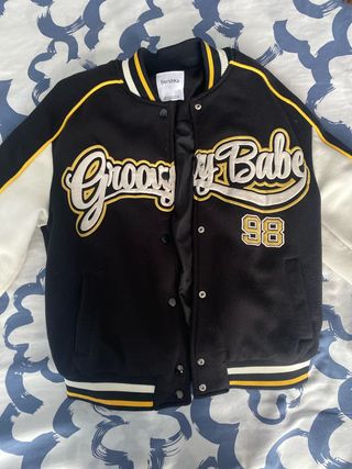 Chaqueta Bomber Bershka Groovy Babe Talla XS