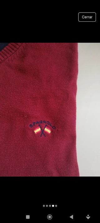 Jersey granate Spagnolo Talla 3M