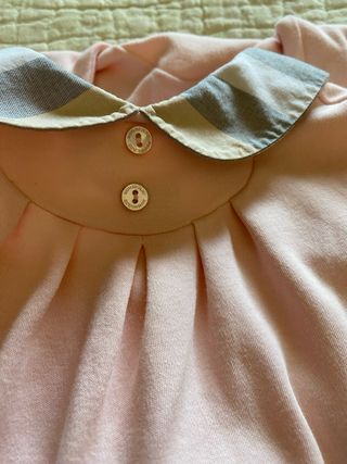 Pijama Burberry Rosa 12 Meses