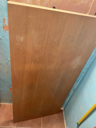 Mesa de escritorio de madera clara Ikea Malm