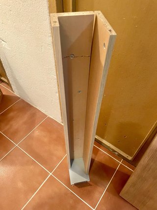 Mesa de escritorio de madera clara Ikea Malm