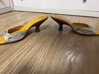 Zapatos Úrsula Mascaró Beige y Amarillo