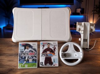 LOTE WII: Balance Board + 2 juegos + Volante + Bas