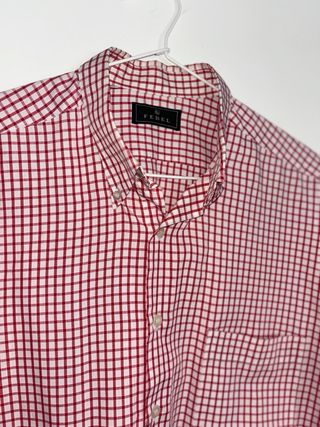 Camisa de cuadros FEBEL roja