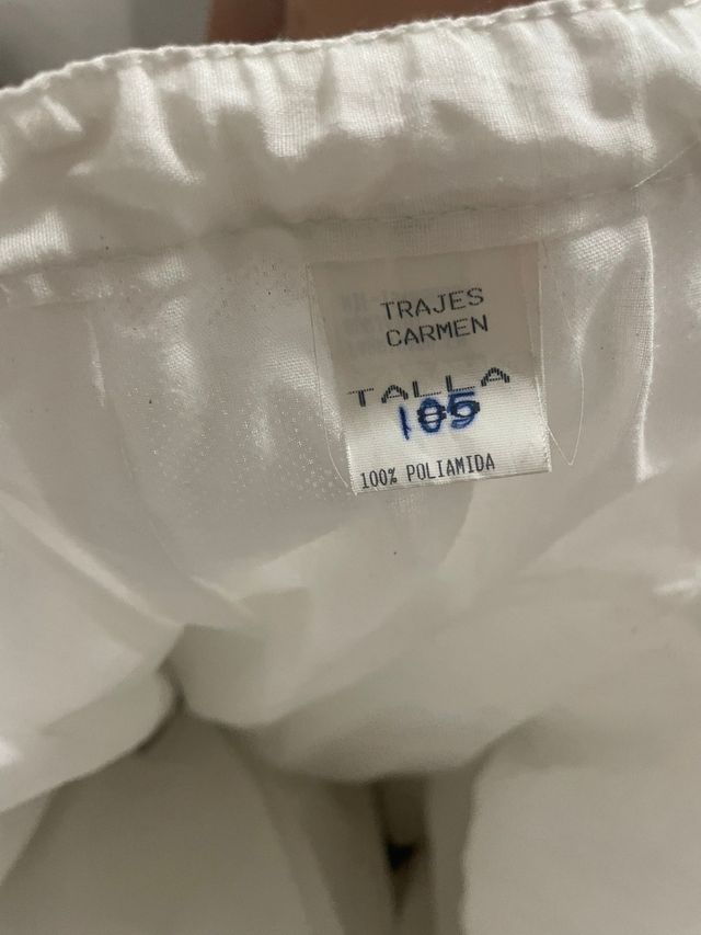 Cancán Fallero Carmen Talla 105 Poliamida