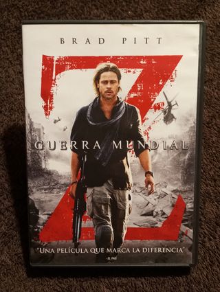 DVD Guerra Mundial Z Brad Pitt Español