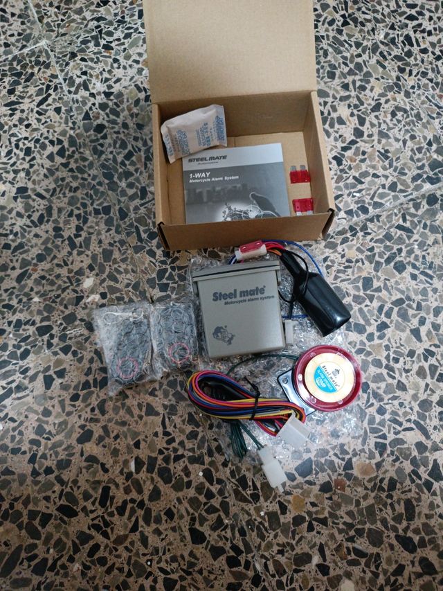 Antirrobo moto con 2 mandos