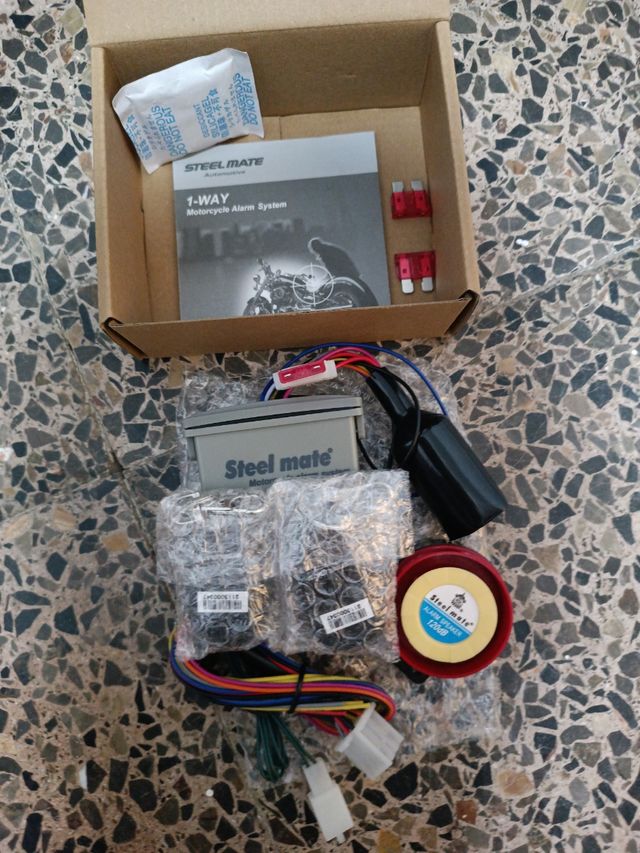 Antirrobo moto con 2 mandos