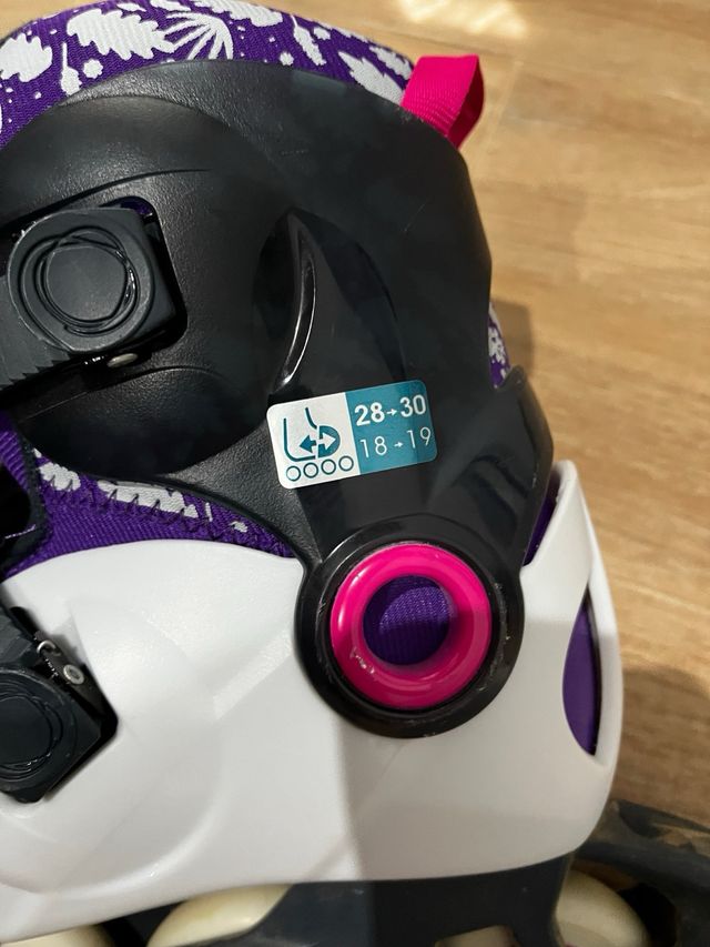 Patines para niña con casco de regalo