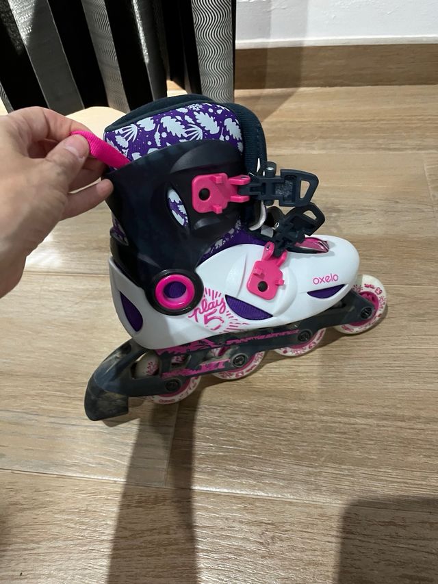 Patines para niña con casco de regalo