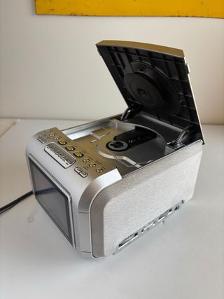 Radio Despertador AEG Plata