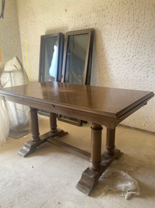 Mesa de madera extensible