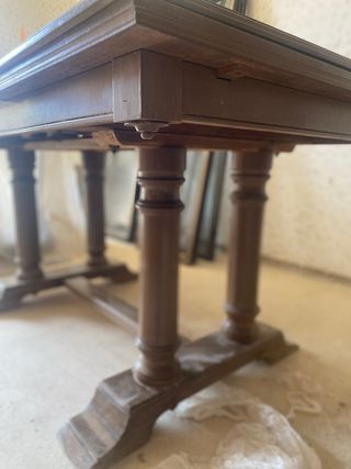 Mesa de madera extensible