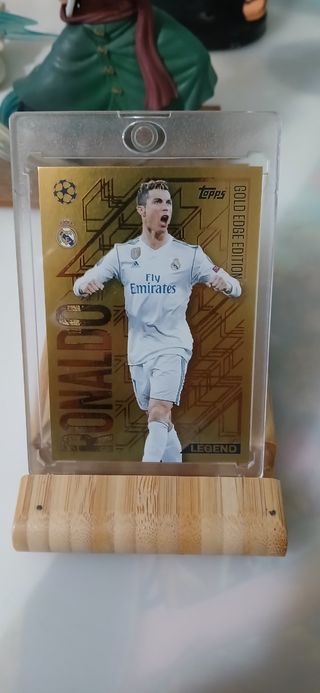 Carta Topps Cristiano Ronaldo Golden Edge Edition