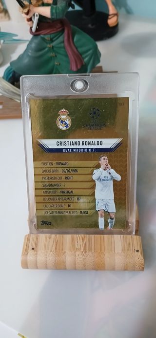 Carta Topps Cristiano Ronaldo Golden Edge Edition