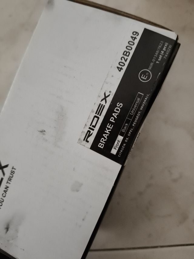 Discos y pastillas de Freno RIDEX Delantero