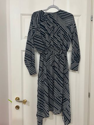 Abito lungo H&M fantasia geometrica