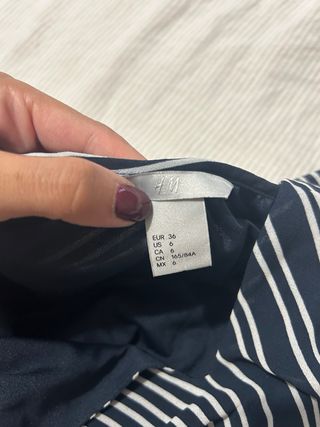 Abito lungo H&M fantasia geometrica