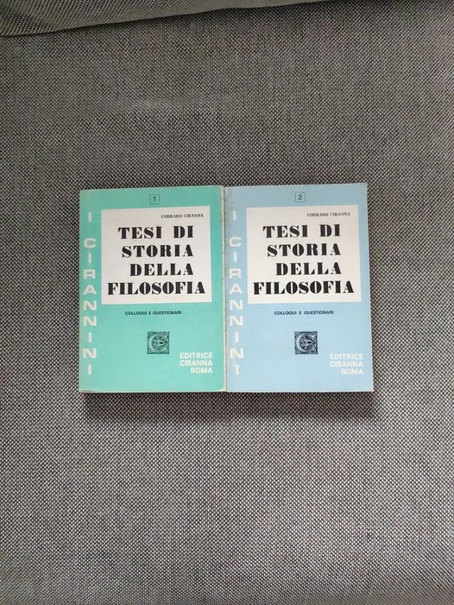 Tesi di storia della filosofia - occidentale - VV