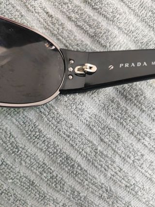 Gafas Prada Unisex Vintage Originales Negras