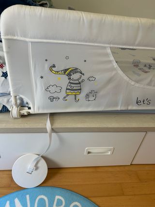 Barrera protectora para cama infantil