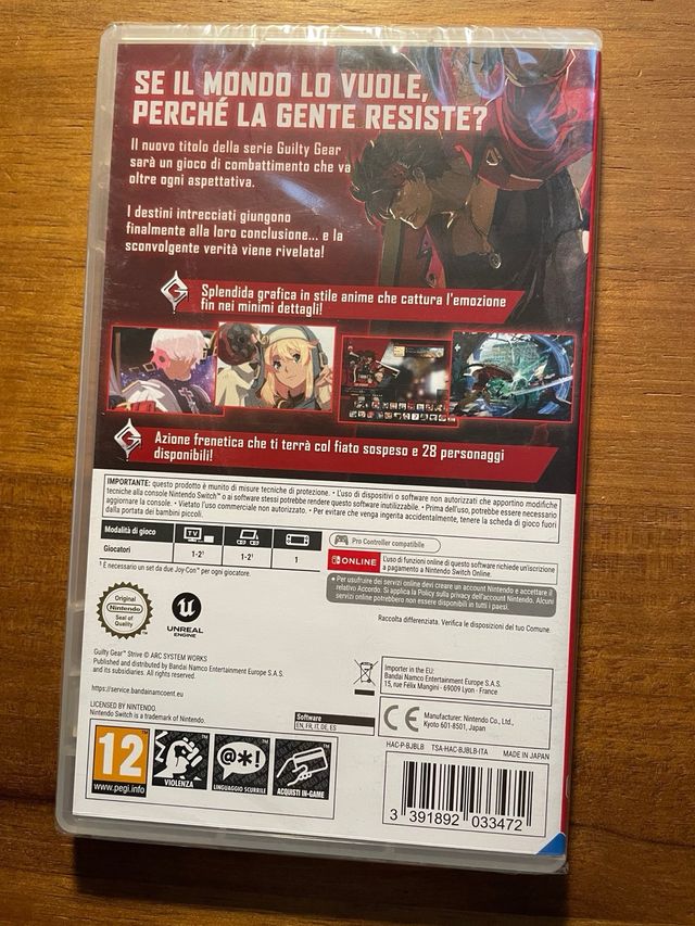 Guilty Gear Strive edizione Nintendo Switch NSW ita