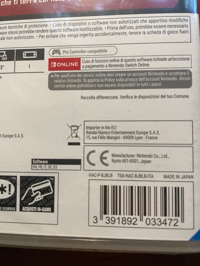 Guilty Gear Strive edizione Nintendo Switch NSW ita