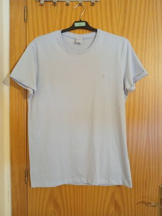 Camiseta Bershka azul talla L