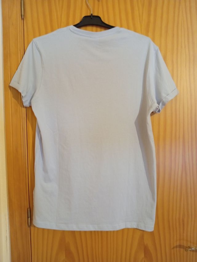 Camiseta Bershka azul talla L