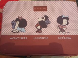 Bolsa Porta Documentos Mafalda Rosa Nueva,sin usar