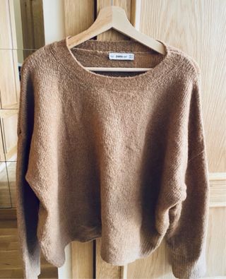 Jersey Zara Marrón Talla S