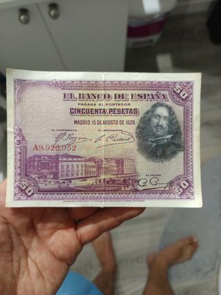 Colección de billetes y monedas antiguas España