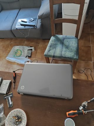 Portátil Toshiba Plata y Negro